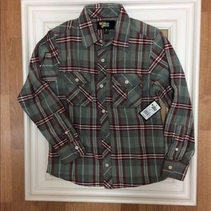 Black Jack Diamond boys flannel shirt